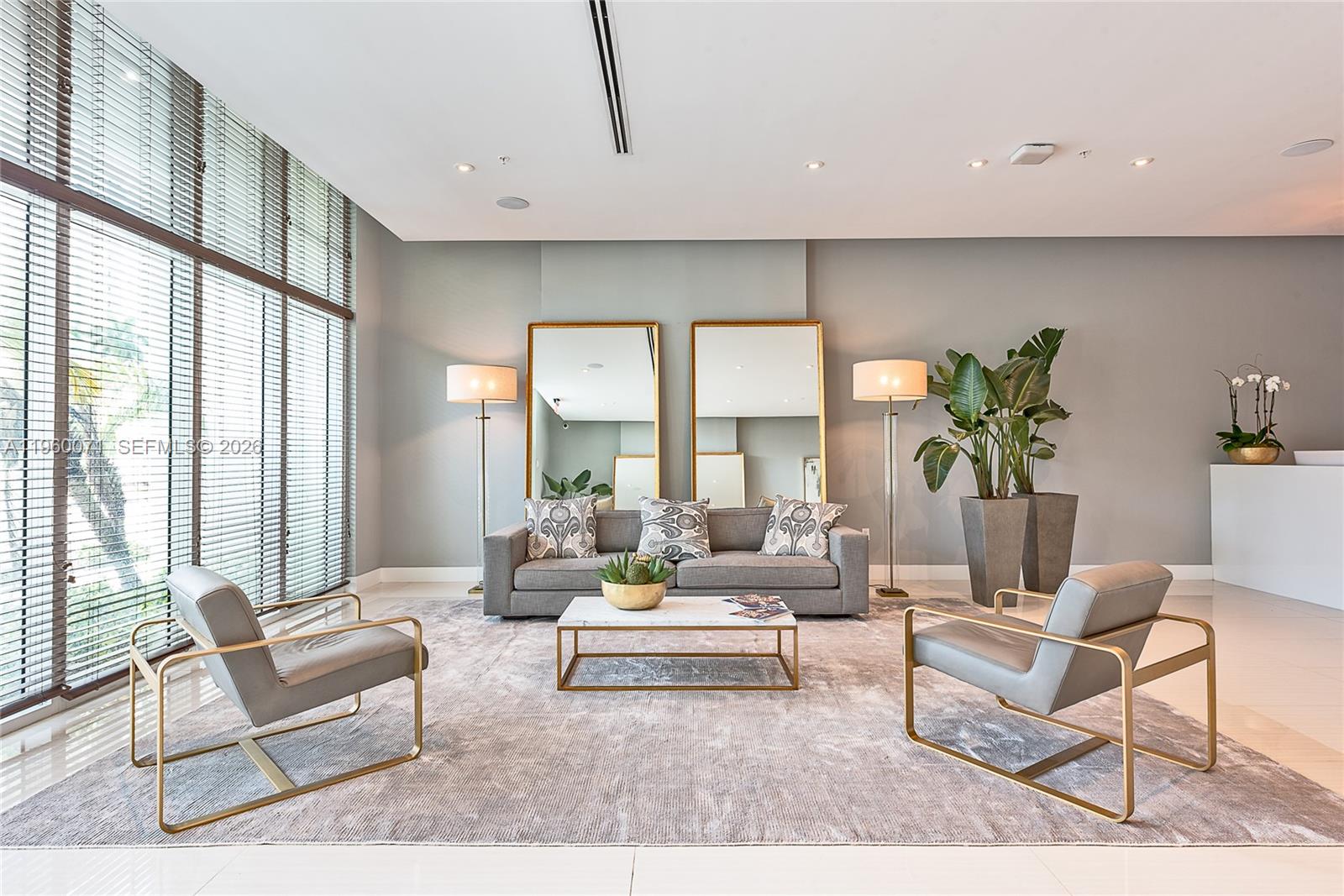 321 Northeast 26th Street, Unit 805 Miami, FL 33137 - Photo 9 of 23 a living room with furniture and a large window