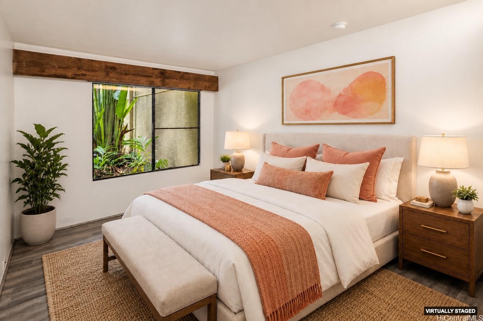 46-359 Haiku Road, Unit F6 Kaneohe, HI 96744 - Photo 14 of 25 2nd bedroom downstairs with a large window
