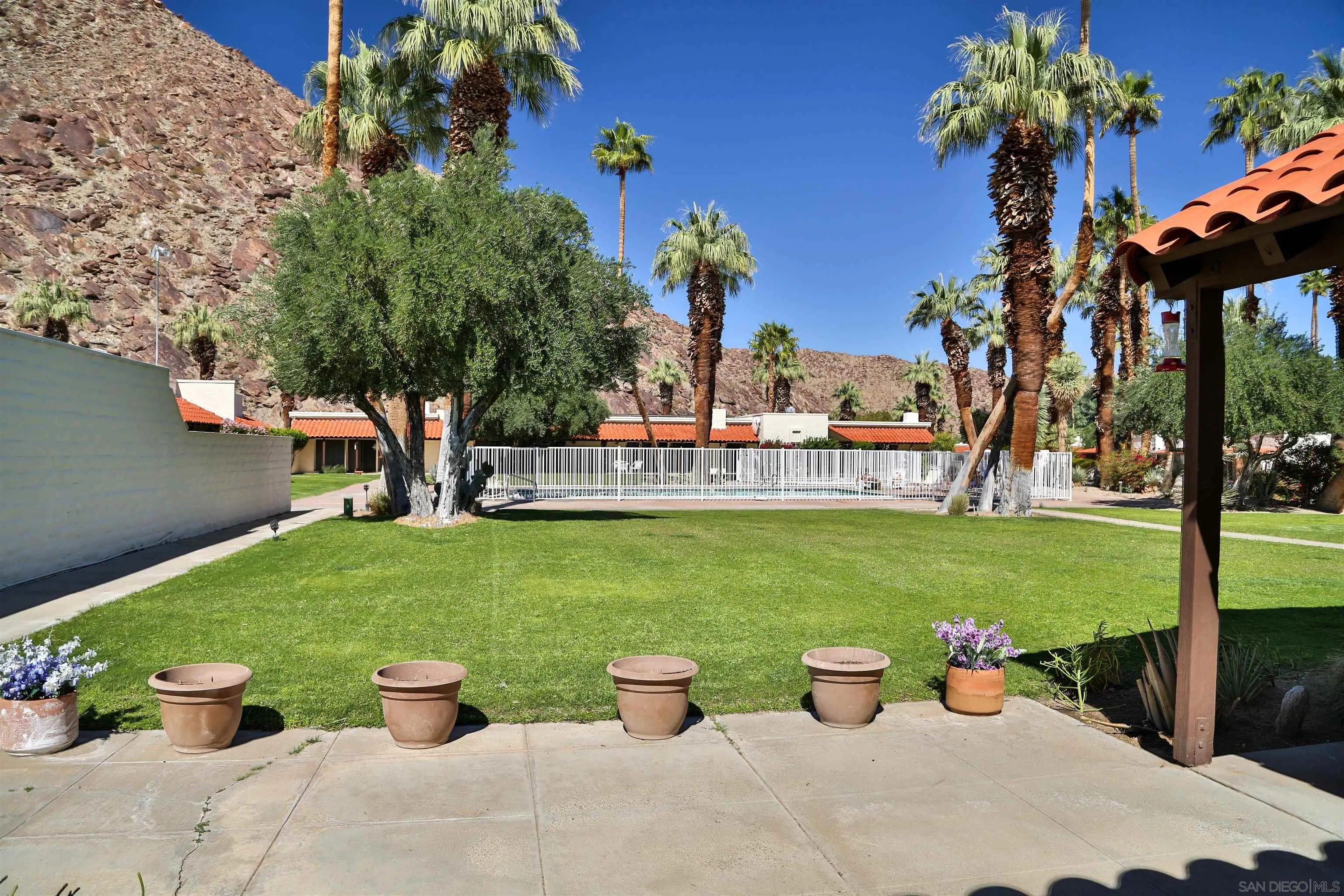 1682 Montezuma Court, Unit 13 Borrego Springs, CA 92004 - Photo 15 of 22 a view of a garden with sitting area