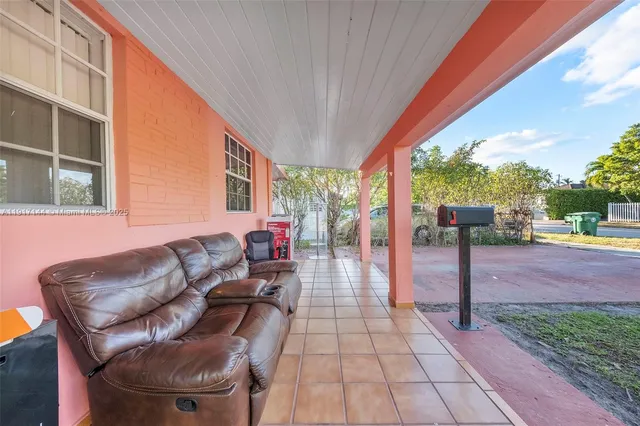 a outdoor space with patio the garden view