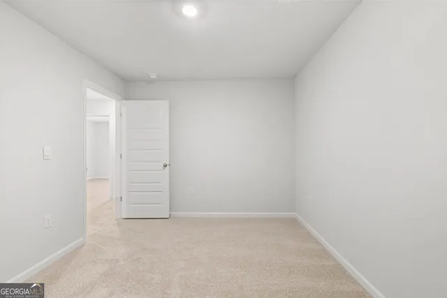a view of an empty room