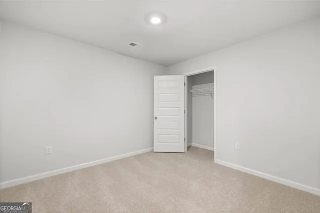 a view of an empty room