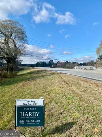 a view of a swimming pool with a yard