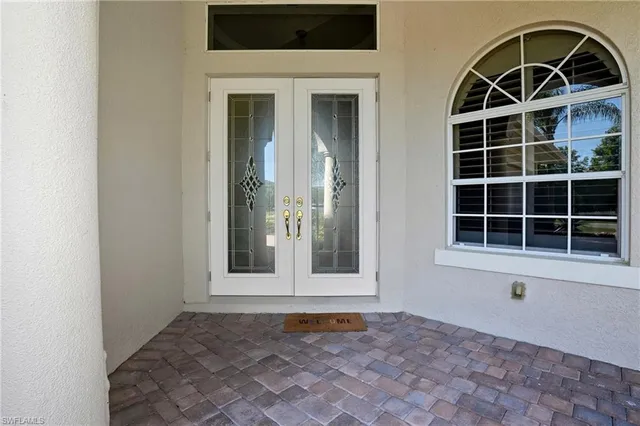 a view of front door of a house