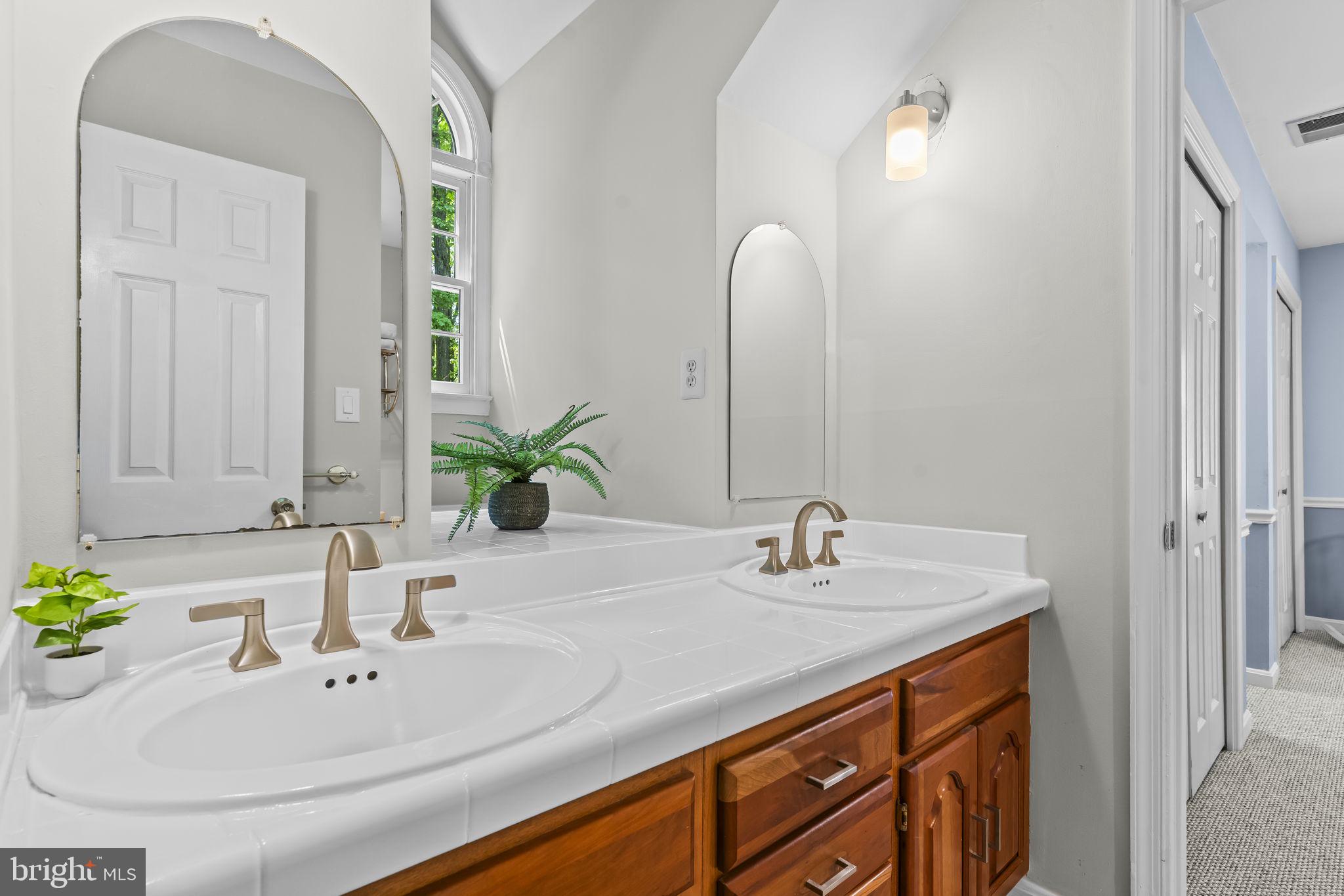 4111 Buck Board Lane Dunkirk, MD 20754 - Photo 36 of 74 a bathroom with a sink and a mirror