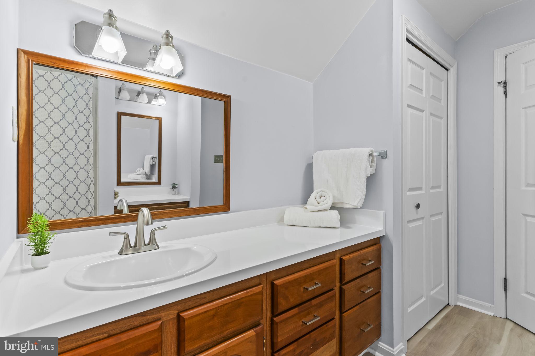 4111 Buck Board Lane Dunkirk, MD 20754 - Photo 43 of 74 a bathroom with a sink and a mirror