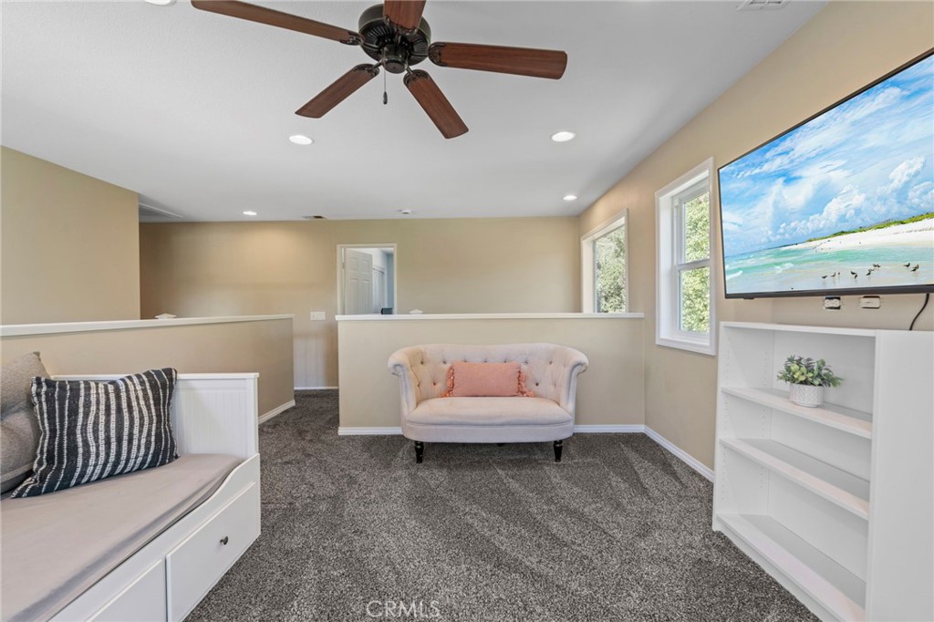 2 Swallows Lane Trabuco Canyon, CA 92679 - Photo 42 of 71 Large loft with ceiling fans and serene views from all the windows