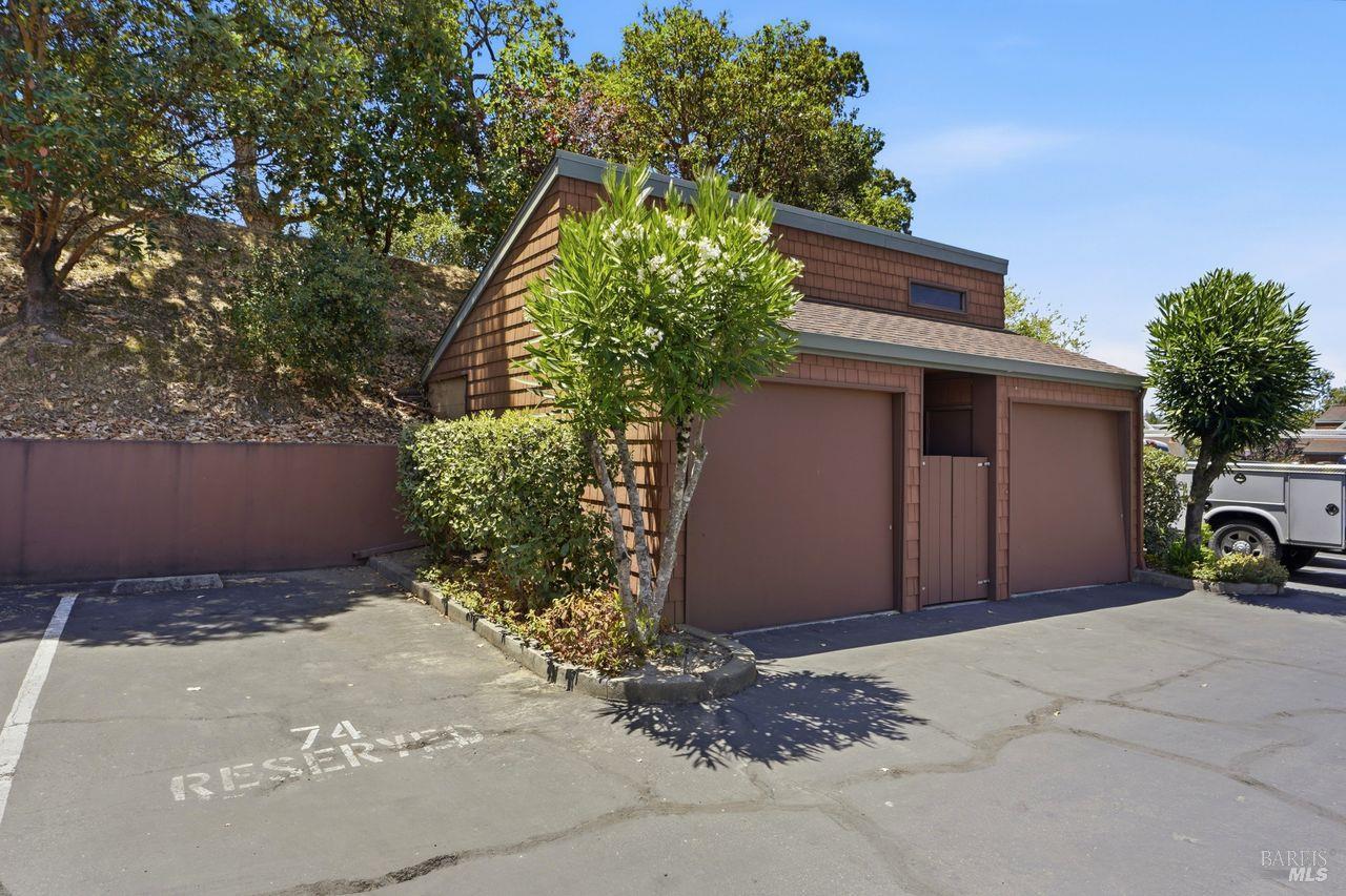 808 Arlene Way Novato, CA 94947 - Photo 37 of 45 The property includes a detached one-car garage plus assigned parking space #74.