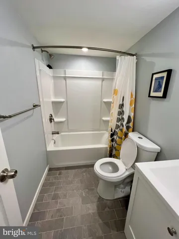 a bathroom with a sink a toilet and a bathtub