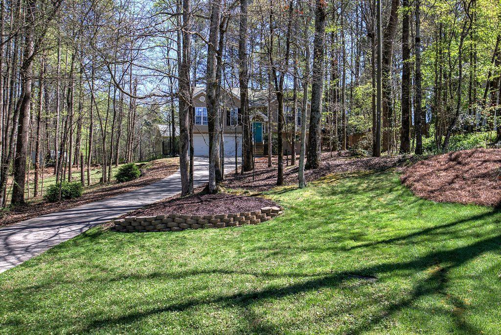 205 Cryder Lane Canton, GA 30115 - Photo 2 of 38 a view of a backyard with palm trees