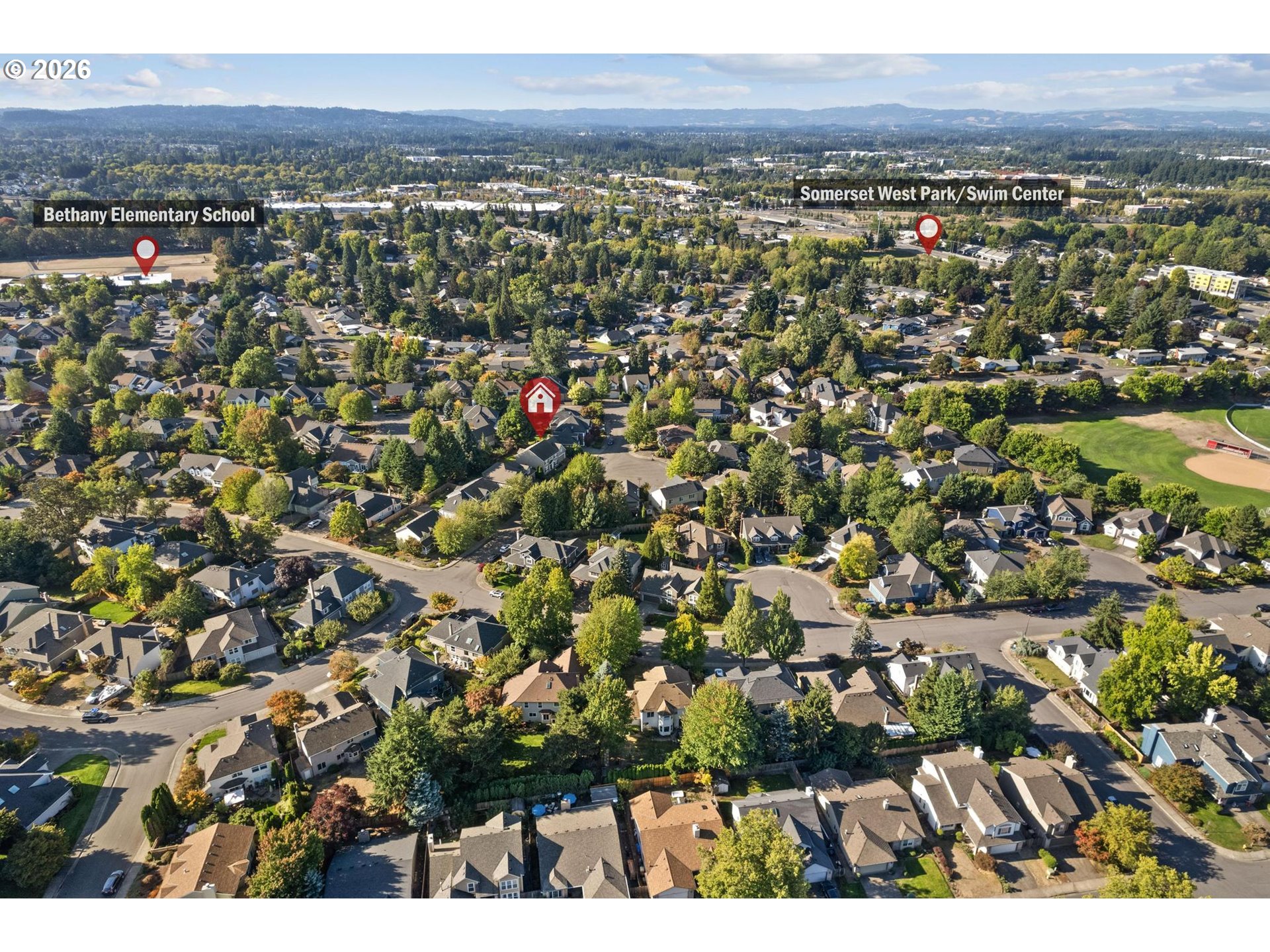 17650 Northwest Gilbert Lane Portland, OR 97229 - Photo 24 of 26 a view of city and mountain