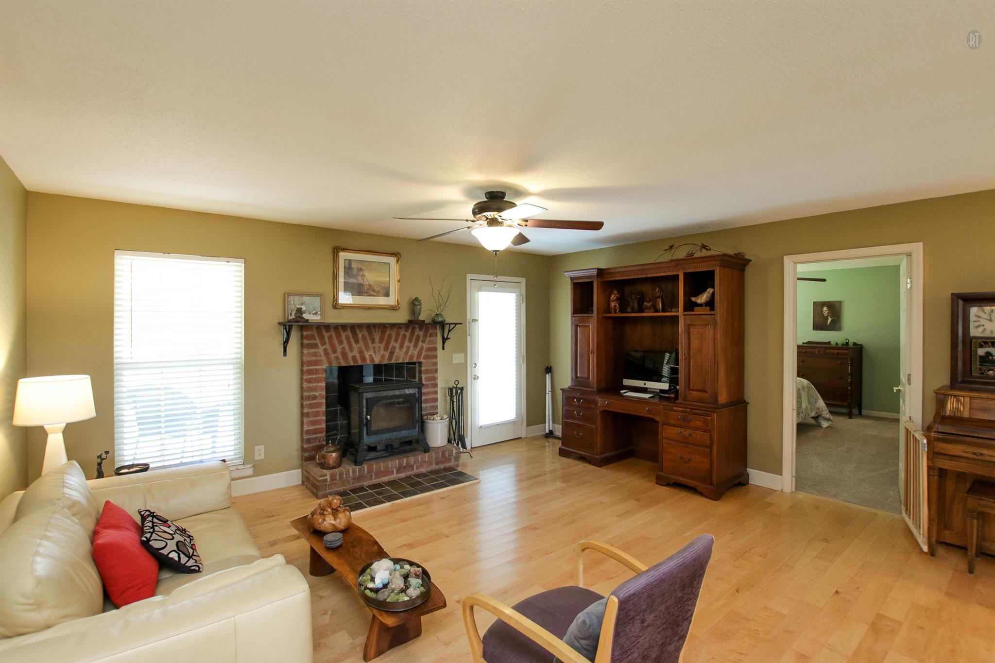 337 Tomlinson Road Lebanon, TN 37087 - Photo 12 of 27 a living room with furniture and a fireplace