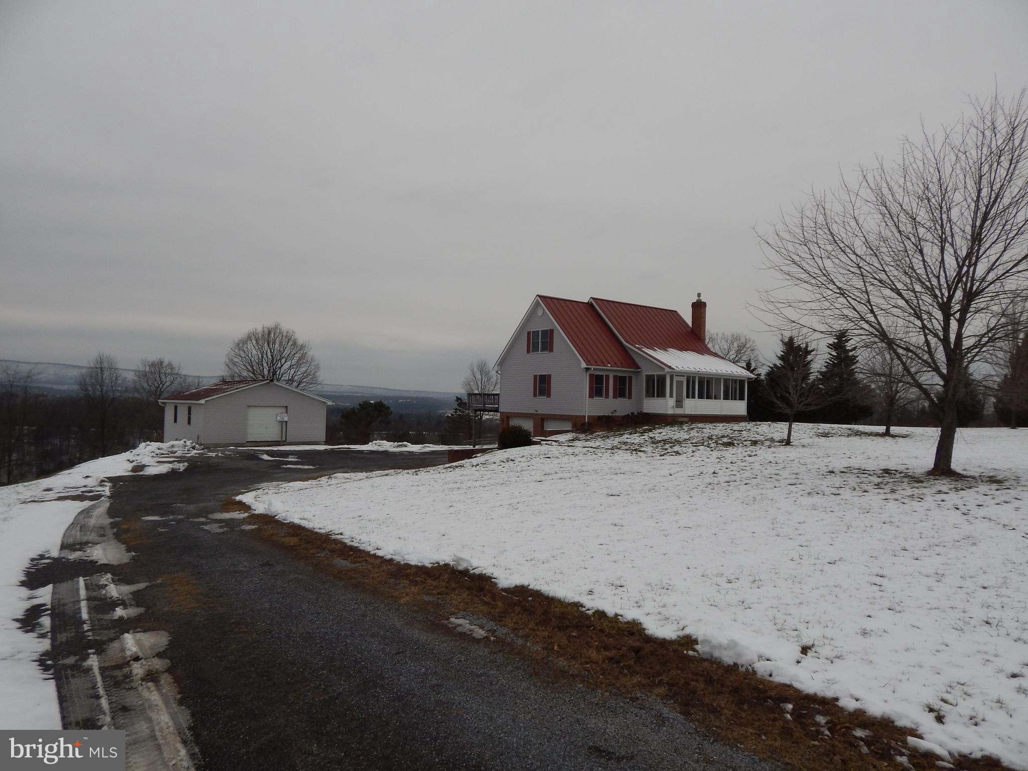 3320 Highland Ridge Road Berkeley Springs, WV 25411 - Photo 2 of 32 View from street view with mountain view
