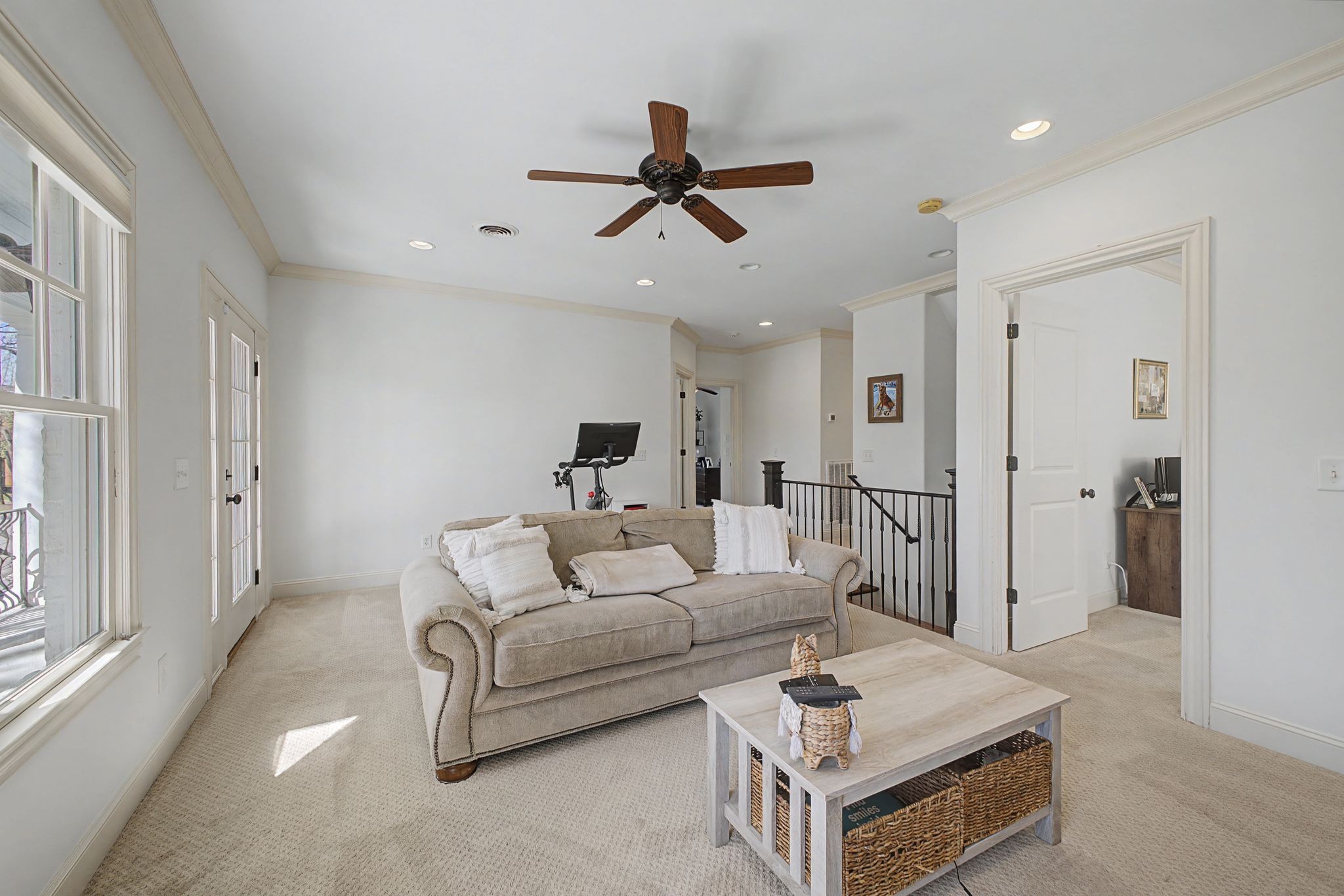 626 Band Drive Franklin, TN 37064 - Photo 36 of 53 a living room with furniture and a ceiling fan
