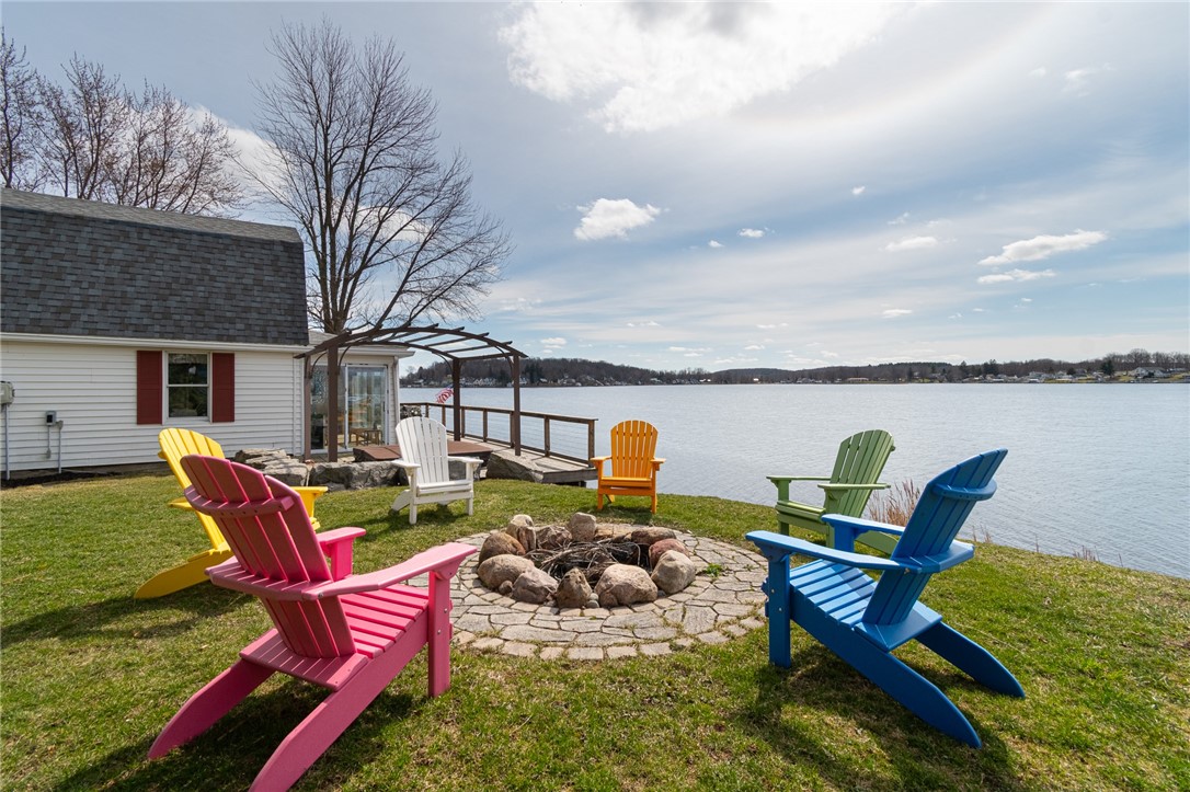 8393 Thrush Road Wolcott, NY 14590 - Photo 3 of 44 EXPANSIVE VIEWS of Port Bay & Lake Ontario. The c