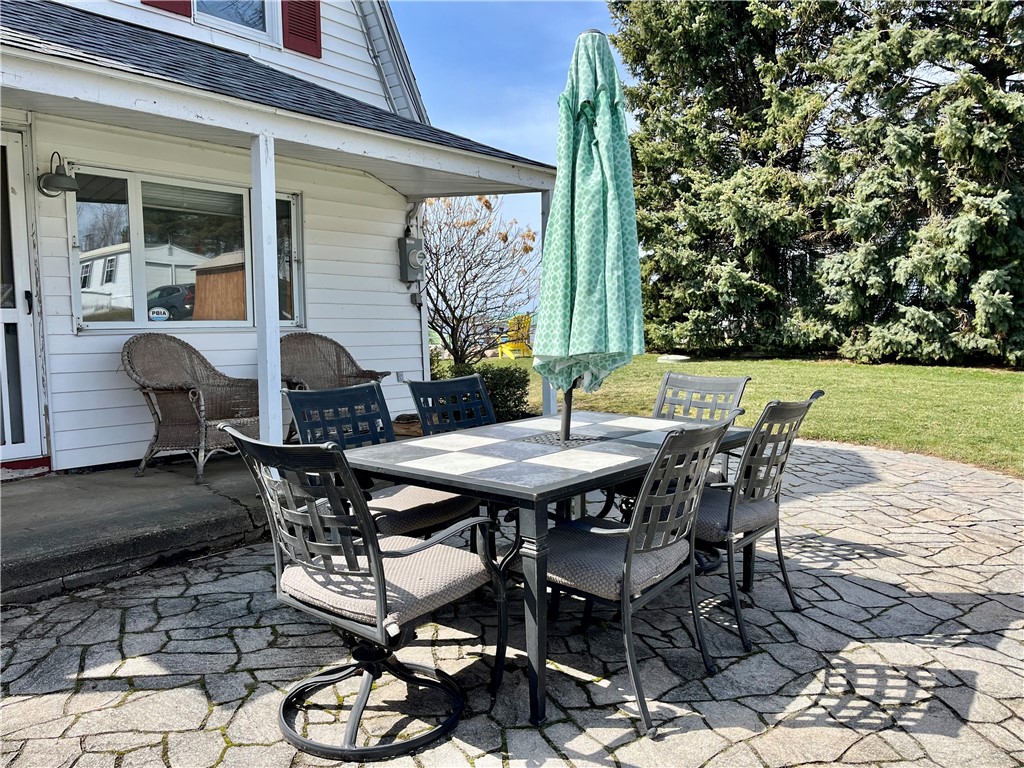 8393 Thrush Road Wolcott, NY 14590 - Photo 41 of 44 Beautiful stone patio area
