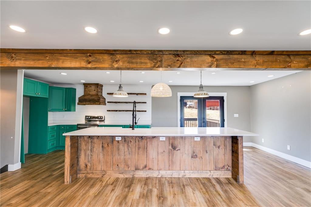 118 Raven Road Villa Rica, GA 30180 - Photo 15 of 59 a view of kitchen with wooden floor