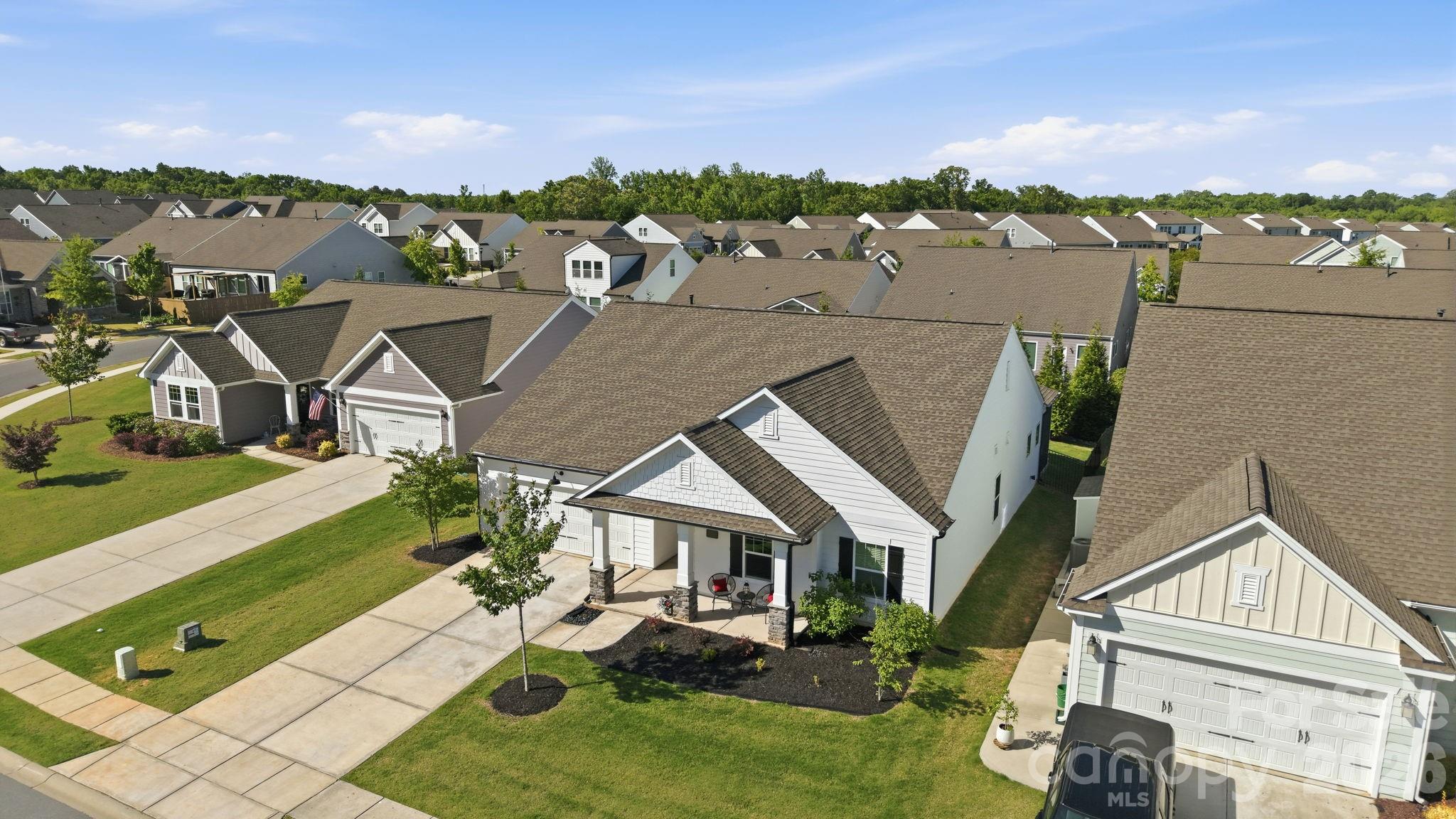 6038 Holland Street Fort Mill, SC 29707 - Photo 40 of 48 aerial view of a house with a yard