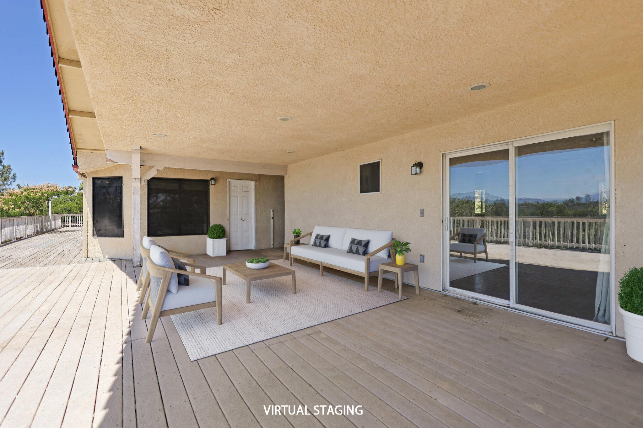 1034 Lema Road Redding, CA 96003 - Photo 20 of 29 Virtually Staged Deck