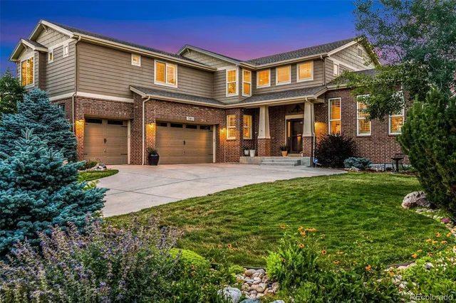 a front view of a building