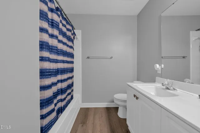 a view of deck with wooden floor and outdoor seating