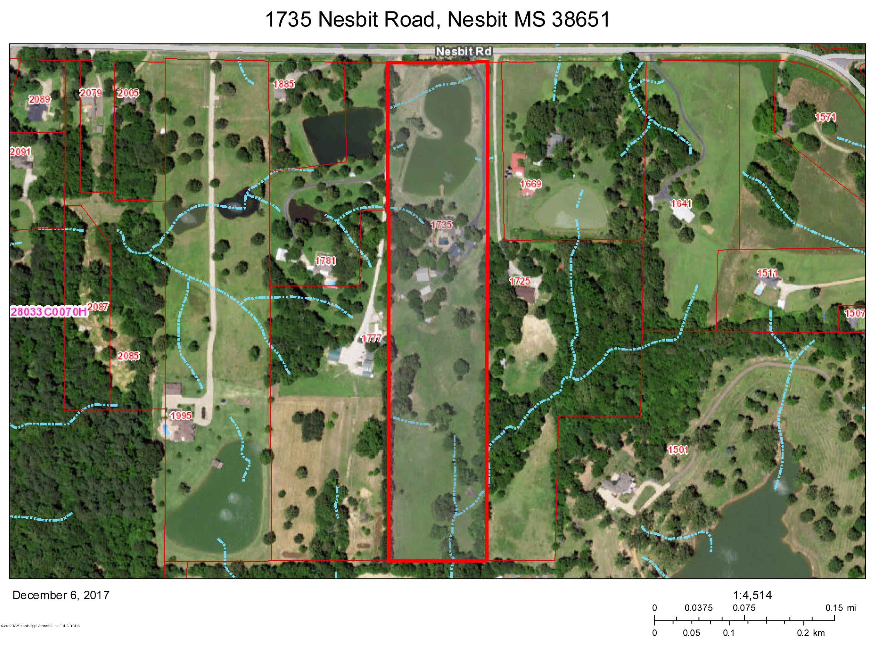 1735 Nesbit Road Nesbit, MS 38651 - Photo 56 of 56 1735 Nesbit Road Plat
