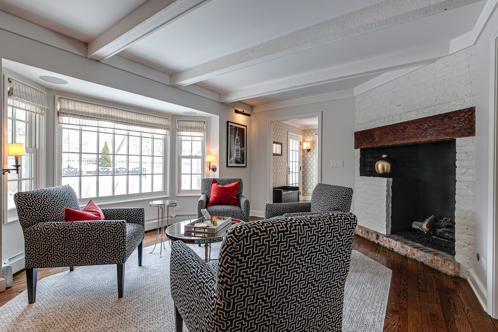 Undisclosed Address Lake Forest, IL 60045 - Photo 19 of 50 a living room with furniture and a flat screen tv