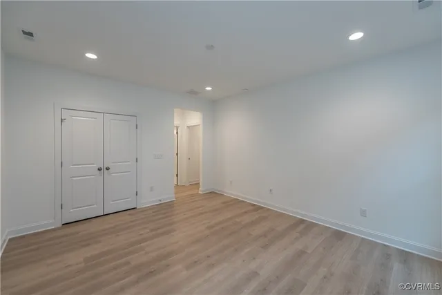 wooden floor in an empty room