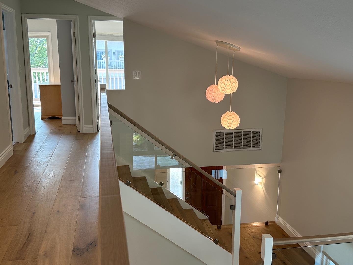 145 Calle Larga Los Gatos, CA 95032 - Photo 14 of 26 a view of entryway and hall with wooden floor