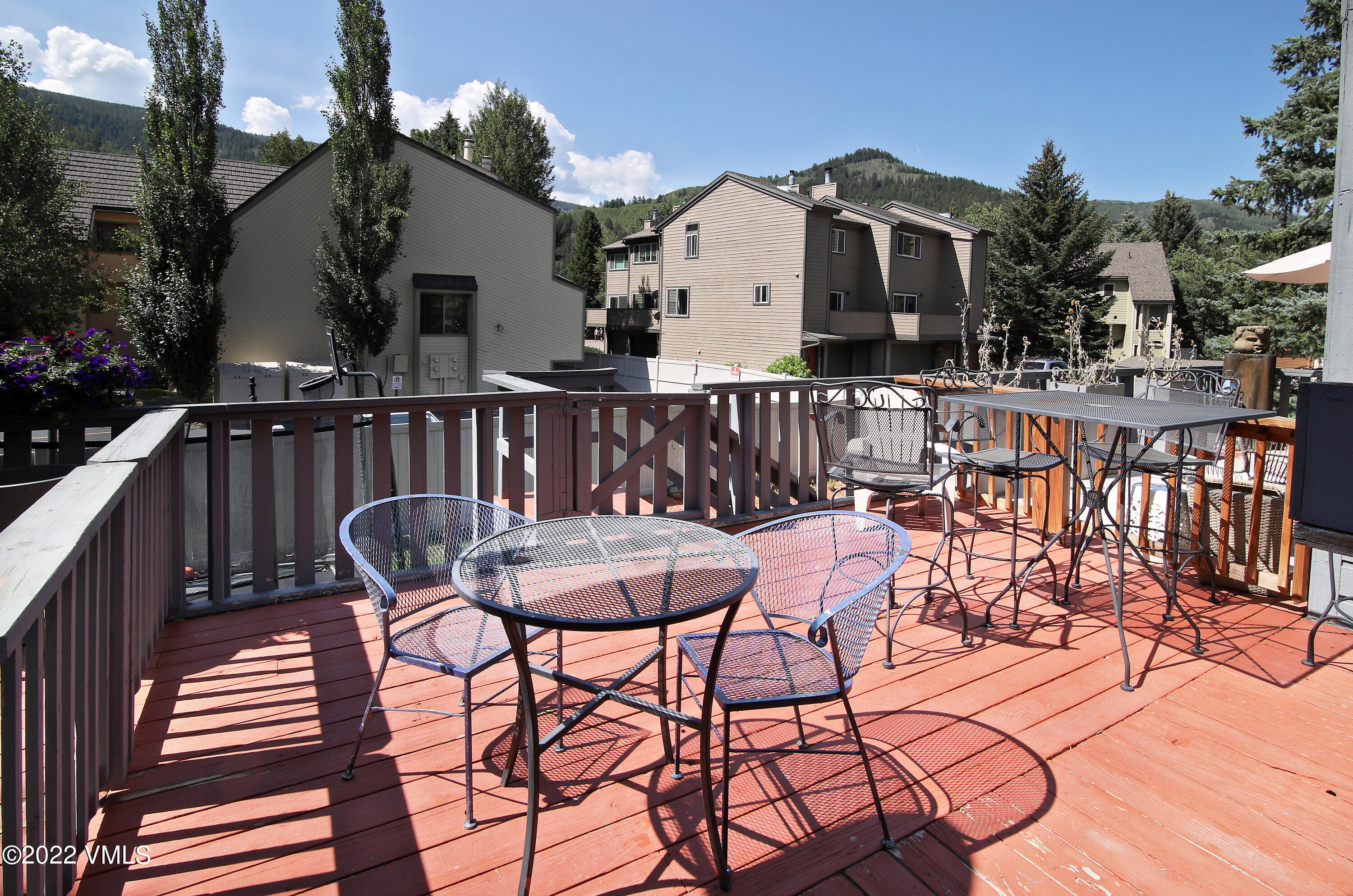346 Eagle Road, Unit 2 Avon, CO 81620 - Photo 15 of 25 a view of a chairs and tables in the patio