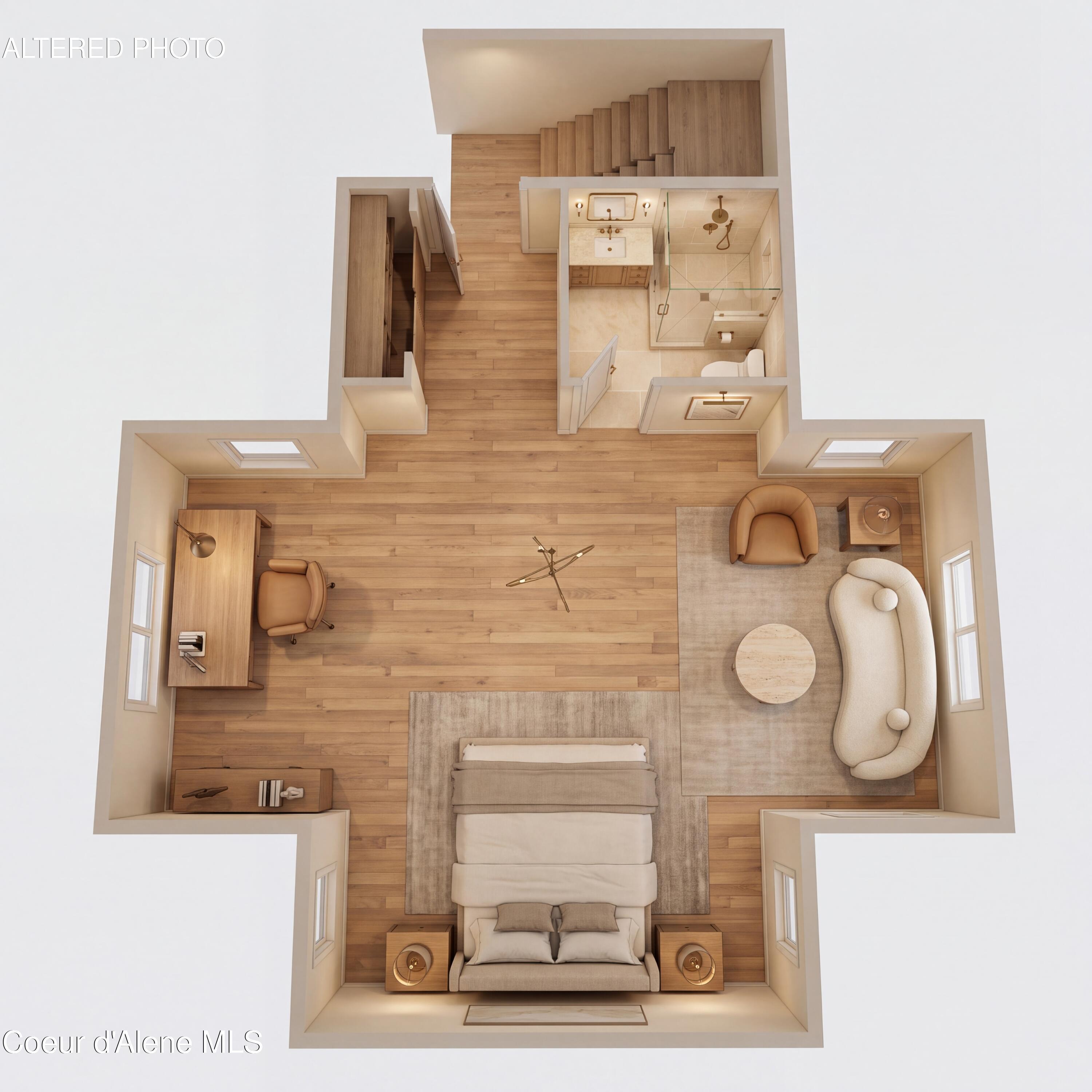 Lot 3 North Werre Road Rathdrum, ID 83858 - Photo 7 of 20 virtual rendering of upper