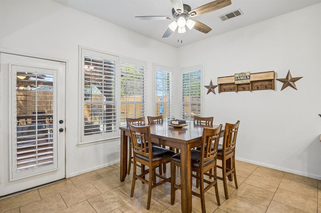 5 Cimarron Court Trophy Club, TX 76262 - Photo 18 of 30 a view of a dining room with furniture and window