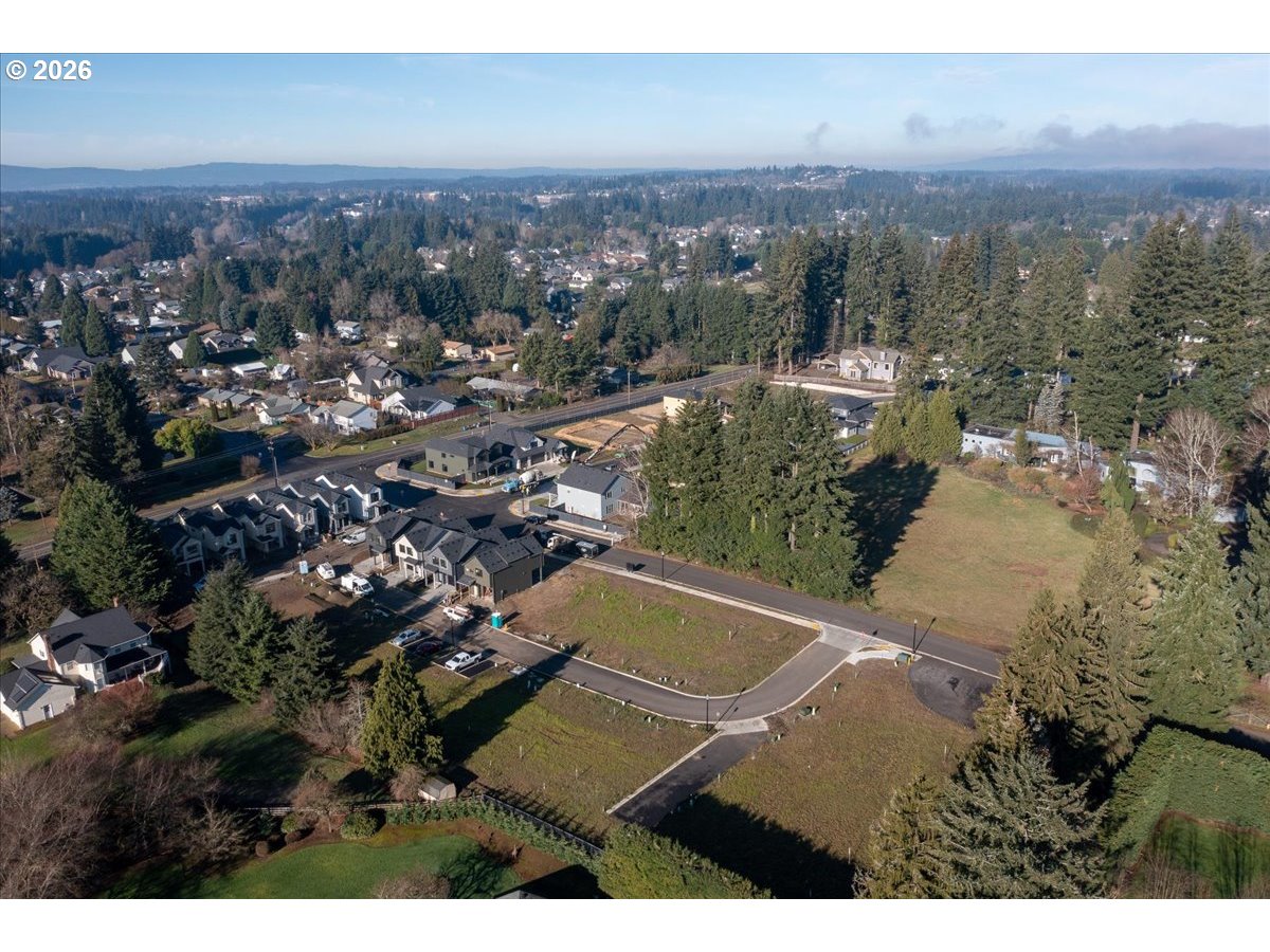 an aerial view of residential house with outdoor space