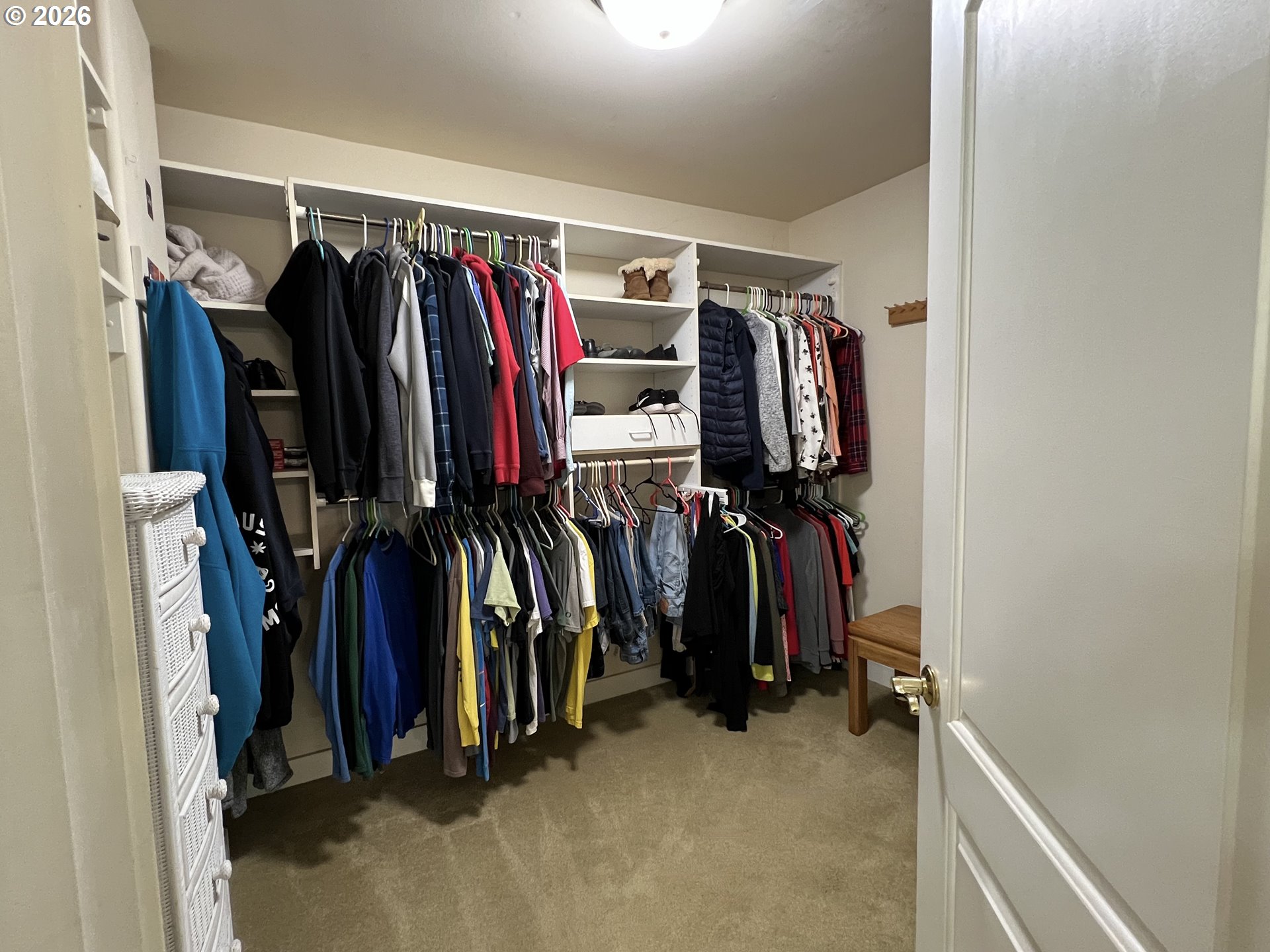 28544 Crow Road Eugene, OR 97402 - Photo 18 of 48 a view of walk in closet with clothes