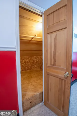 a view of front door