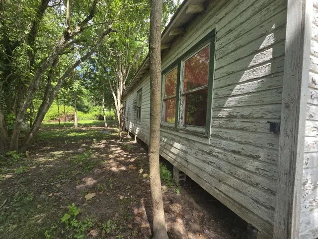 a view of outdoor space and green space