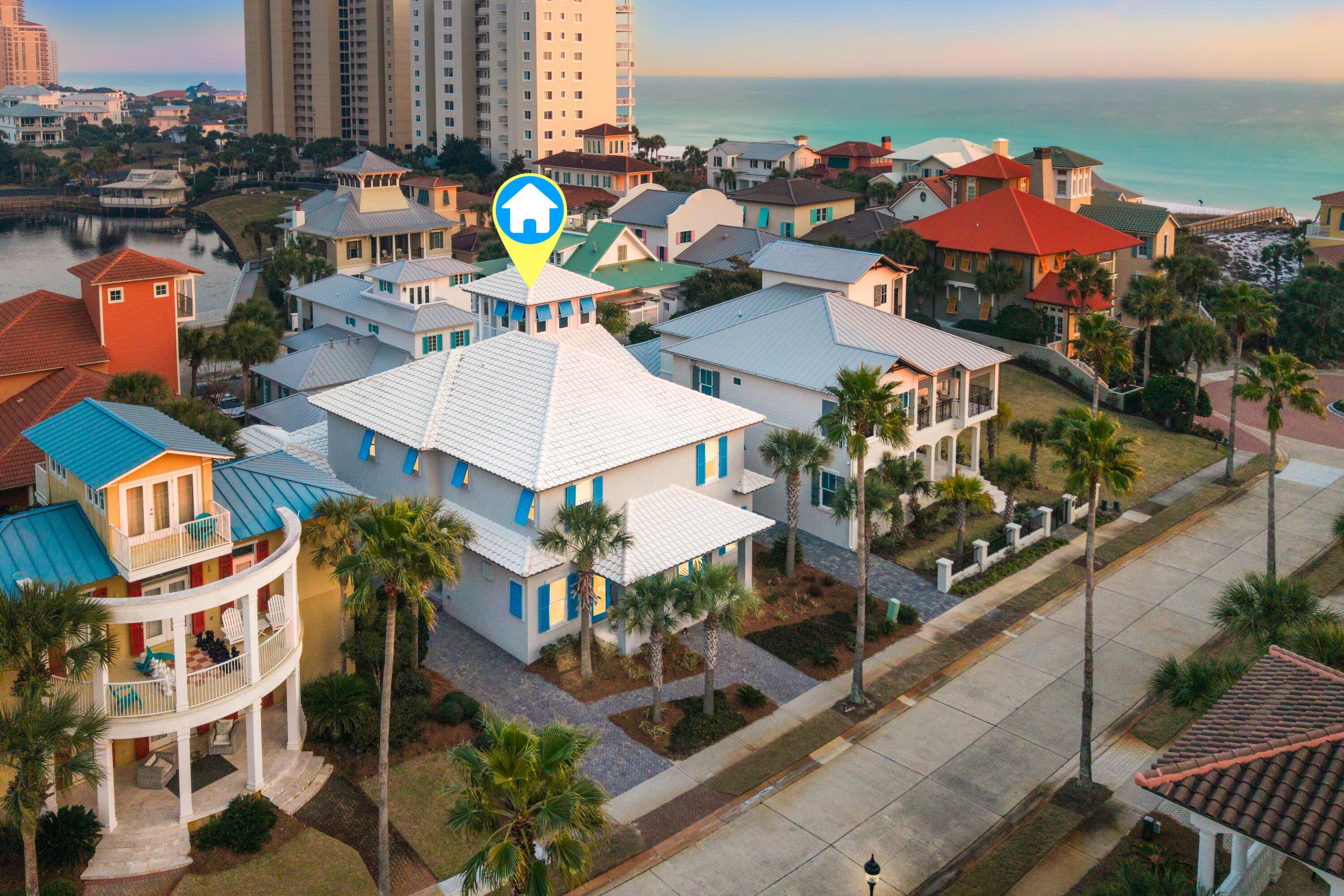265 Rue Martine Miramar Beach, FL 32550 - Photo 4 of 82 an aerial view of multiple houses with yard