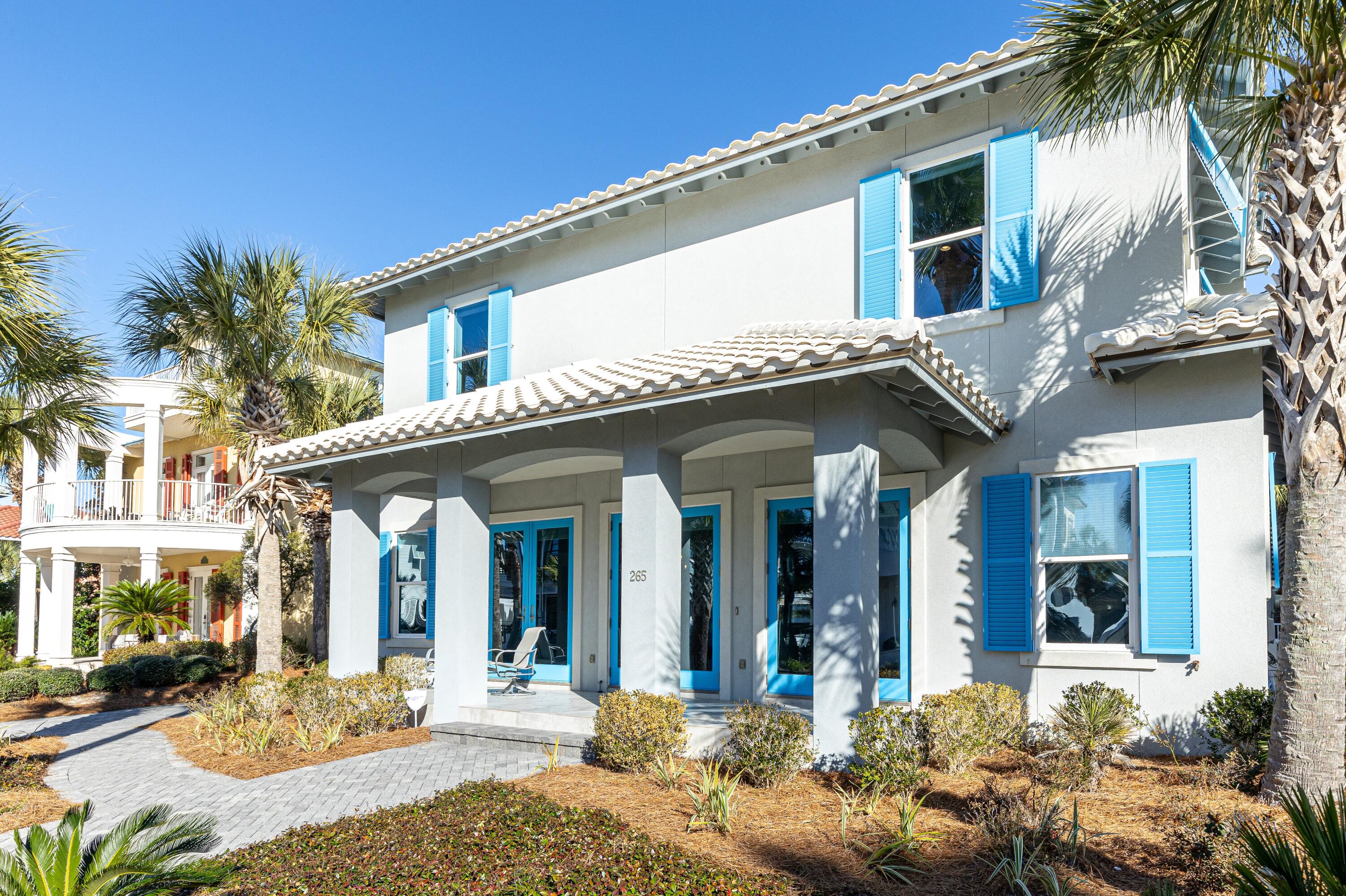 265 Rue Martine Miramar Beach, FL 32550 - Photo 76 of 82 a front view of a house with a garden