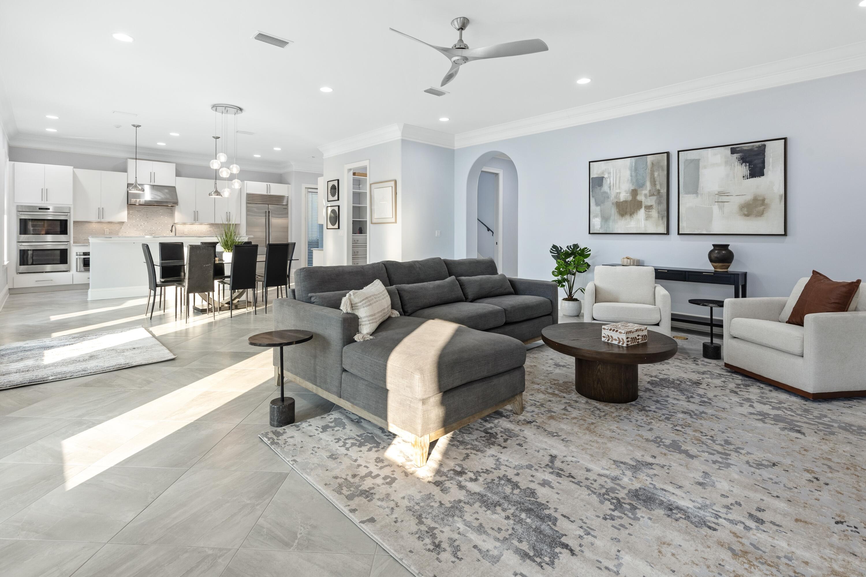 265 Rue Martine Miramar Beach, FL 32550 - Photo 8 of 82 a living room with furniture or couch and a view of kitchen