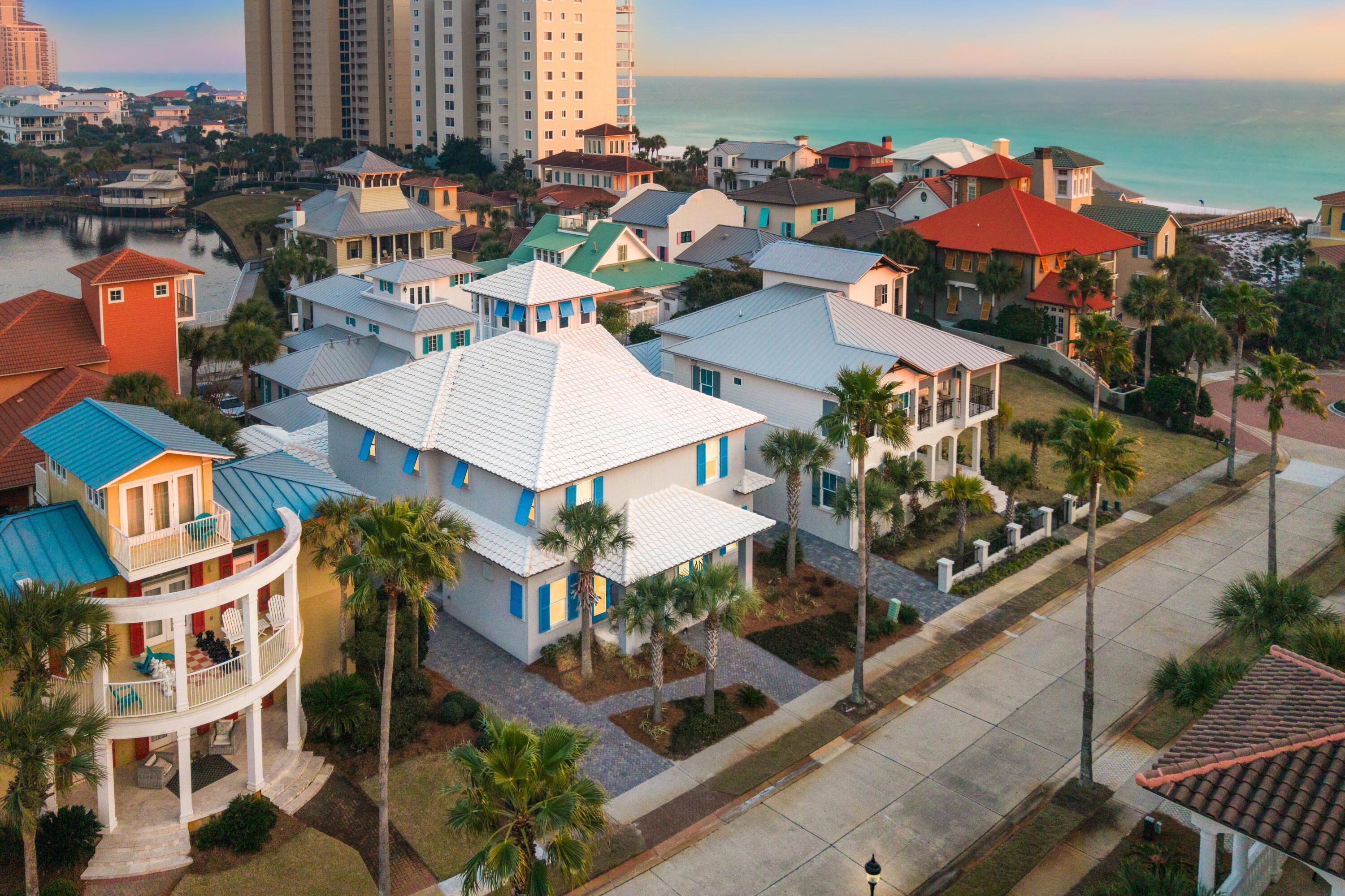 265 Rue Martine Miramar Beach, FL 32550 - Photo 82 of 82 an aerial view of multiple houses with yard
