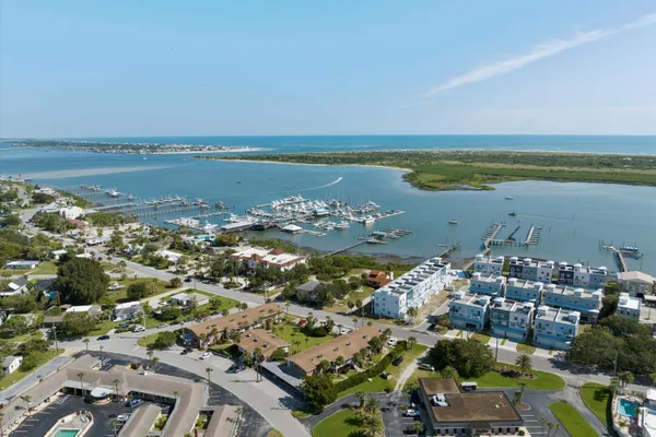 an aerial view of ocean residential house with outdoor space