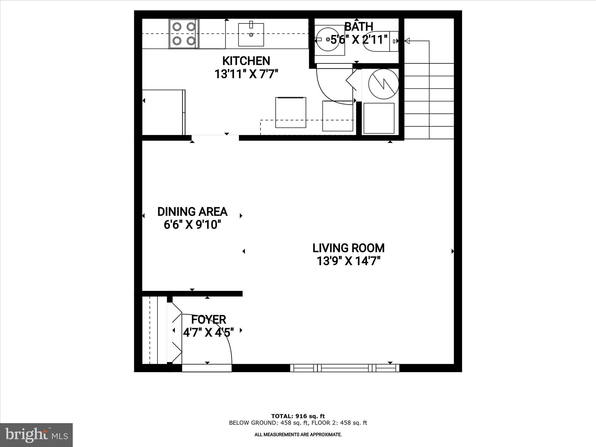 9075 North Laurel Road, Unit G Laurel, MD 20723 - Photo 24 of 28 Main Level Floor Plan