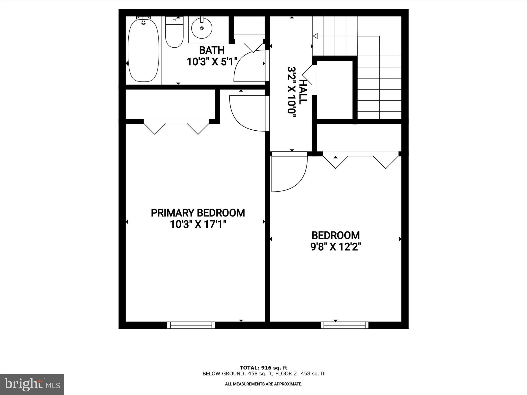 9075 North Laurel Road, Unit G Laurel, MD 20723 - Photo 26 of 28 Upper Level Floor Plan
