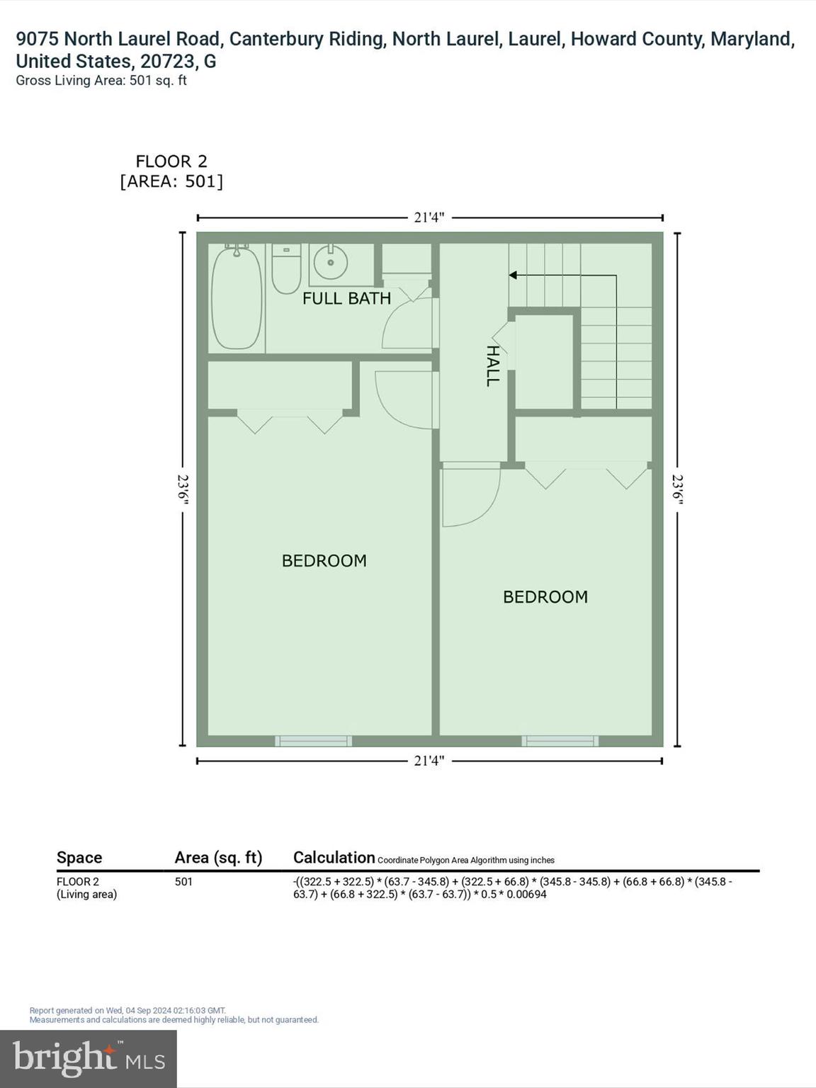 9075 North Laurel Road, Unit G Laurel, MD 20723 - Photo 27 of 28 Upper Level Floor Plan