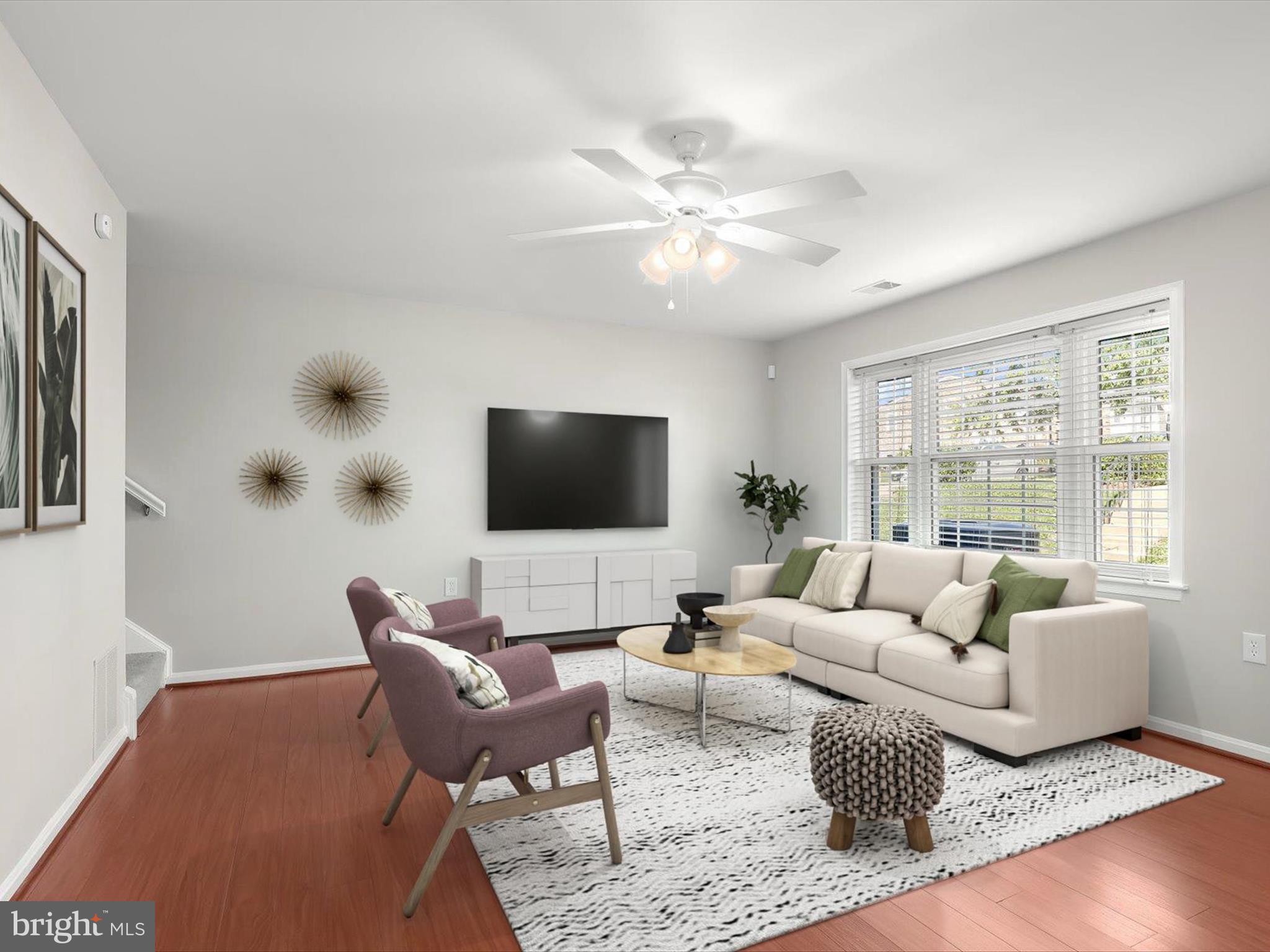 9075 North Laurel Road, Unit G Laurel, MD 20723 - Photo 4 of 28 Living Room-Staged Using Virtual Tools