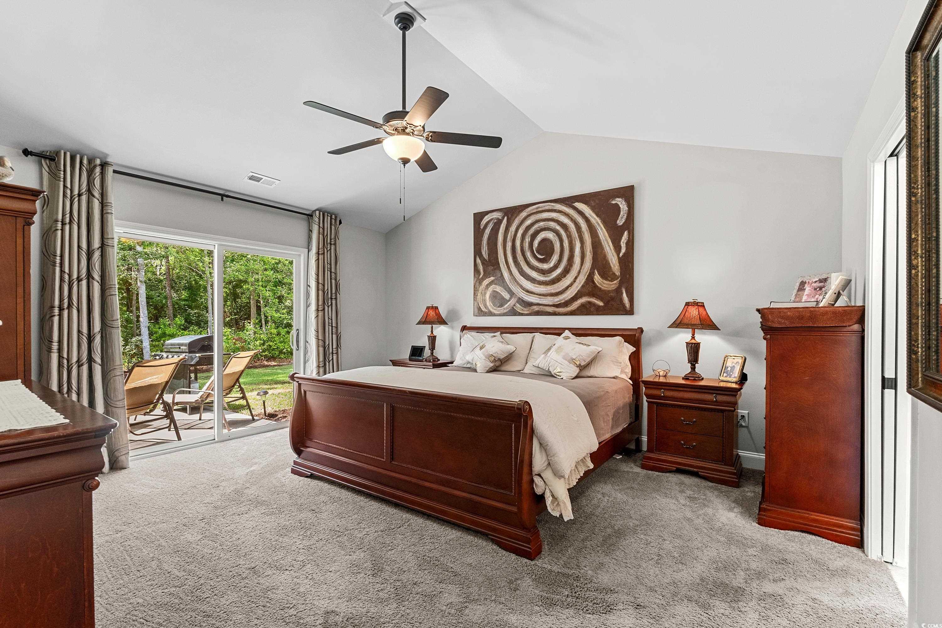 370 Foxtail Drive Longs, SC 29568 - Photo 23 of 40 Bedroom with carpet floors, access to exterior, a