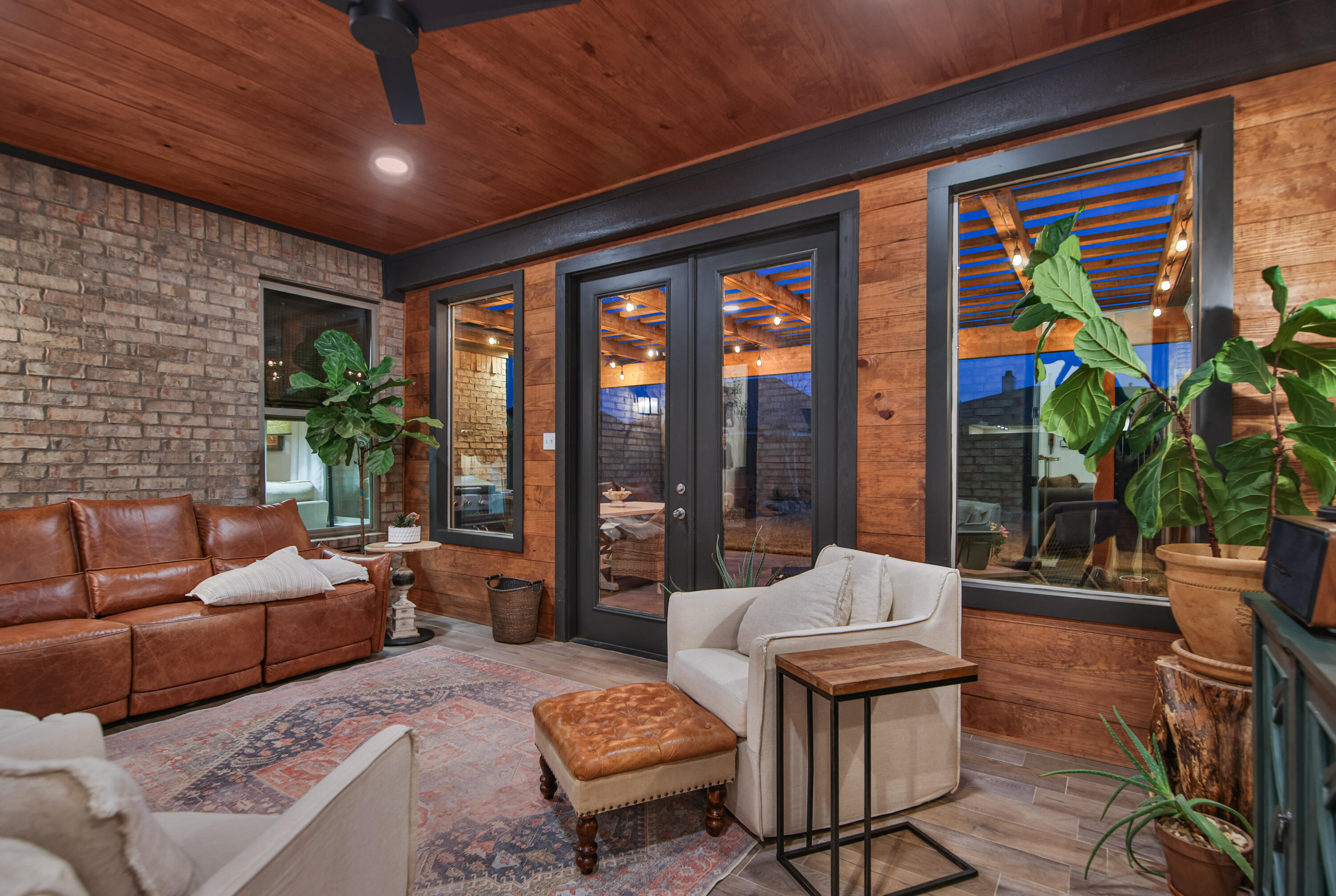 3711 117th Street Lubbock, TX 79423 - Photo 47 of 65 Sunroom at Twilight