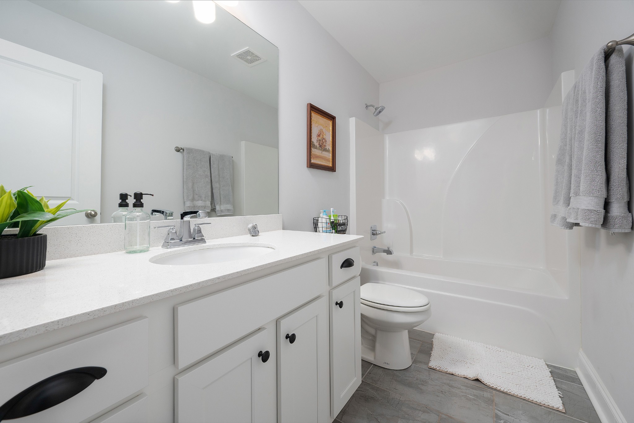 1060 June Wilde Ridge Spring Hill, TN 37174 - Photo 23 of 43 a bathroom with a sink a toilet and shower