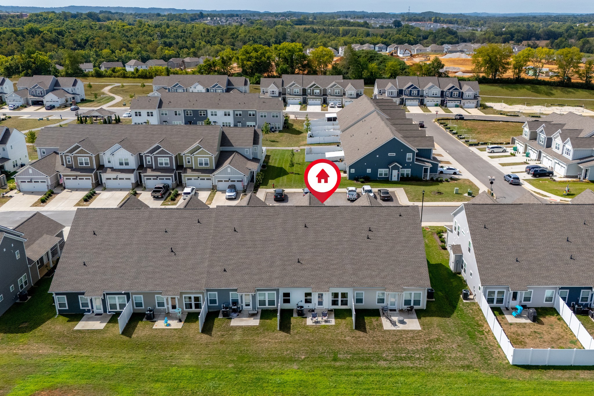 1060 June Wilde Ridge Spring Hill, TN 37174 - Photo 28 of 43 an aerial view of houses with yard
