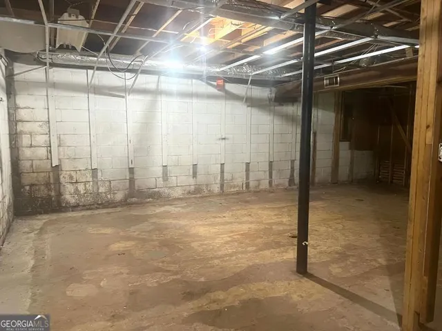 a view of an empty room